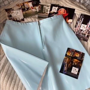 American Apparel Vinyl Skirt